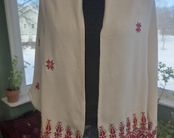 Tatreez Cotton Shawl