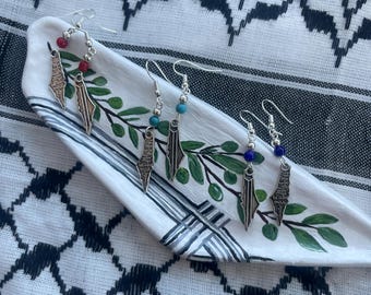 Palestine Map Earrings