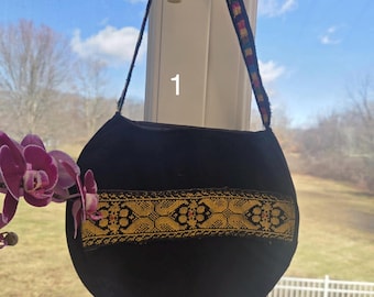 Tatreez Handbag: Handmade Palestinian Embroidered Tote