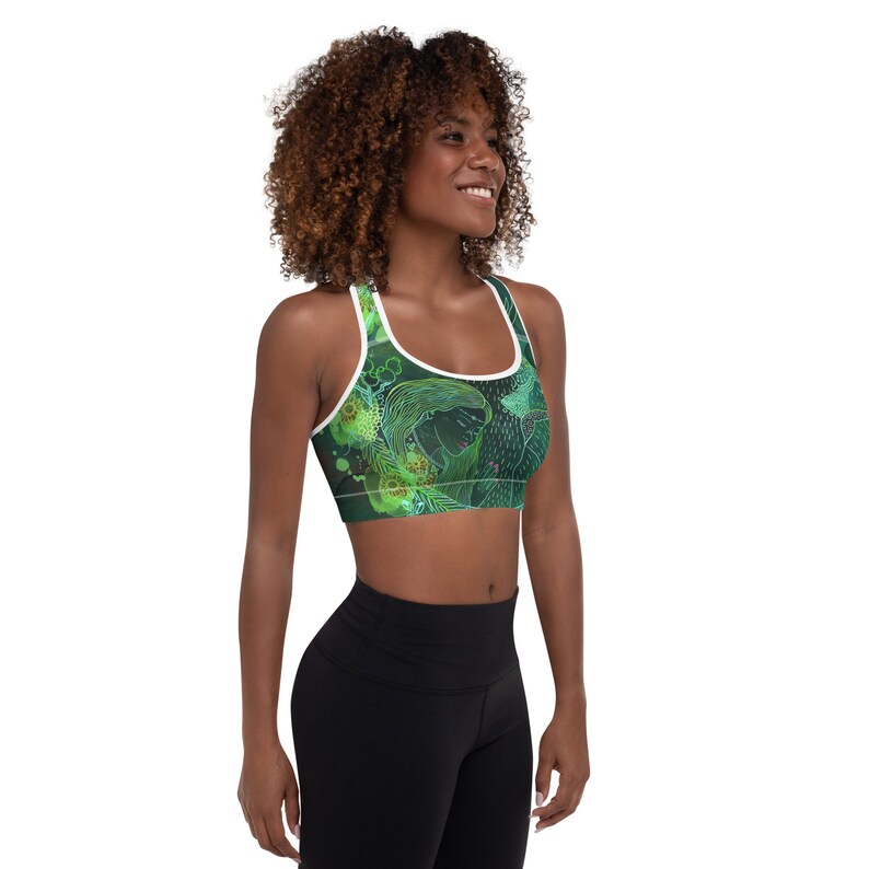 Anahata Pro Yoga Pilates Compression Support Training Sports Fitness Padded Bra 