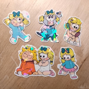 Marji Vinyl Stickers: Glossy or Holographic Finish