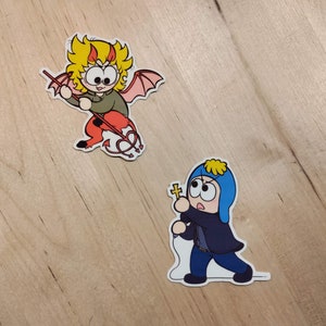 Imp and Youth Pastor Ship Stickers
