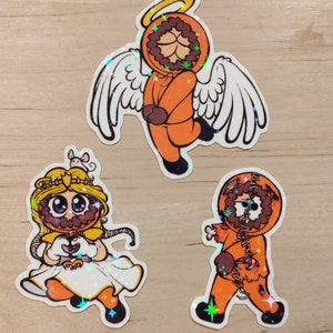 Angel, Princess, & Zombie Stickers
