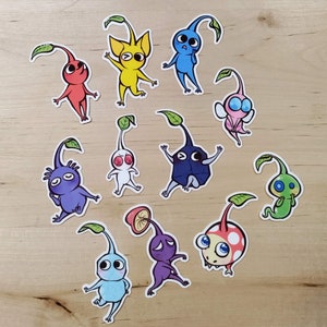 Pikmin Giant Sticker Set (All Eleven Pikmin Types)