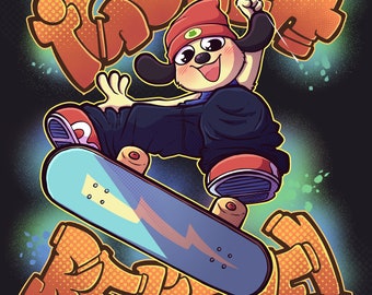 Ich muss glauben! (Parappa der Rapper 12x10 in Satin Kunstdruck)