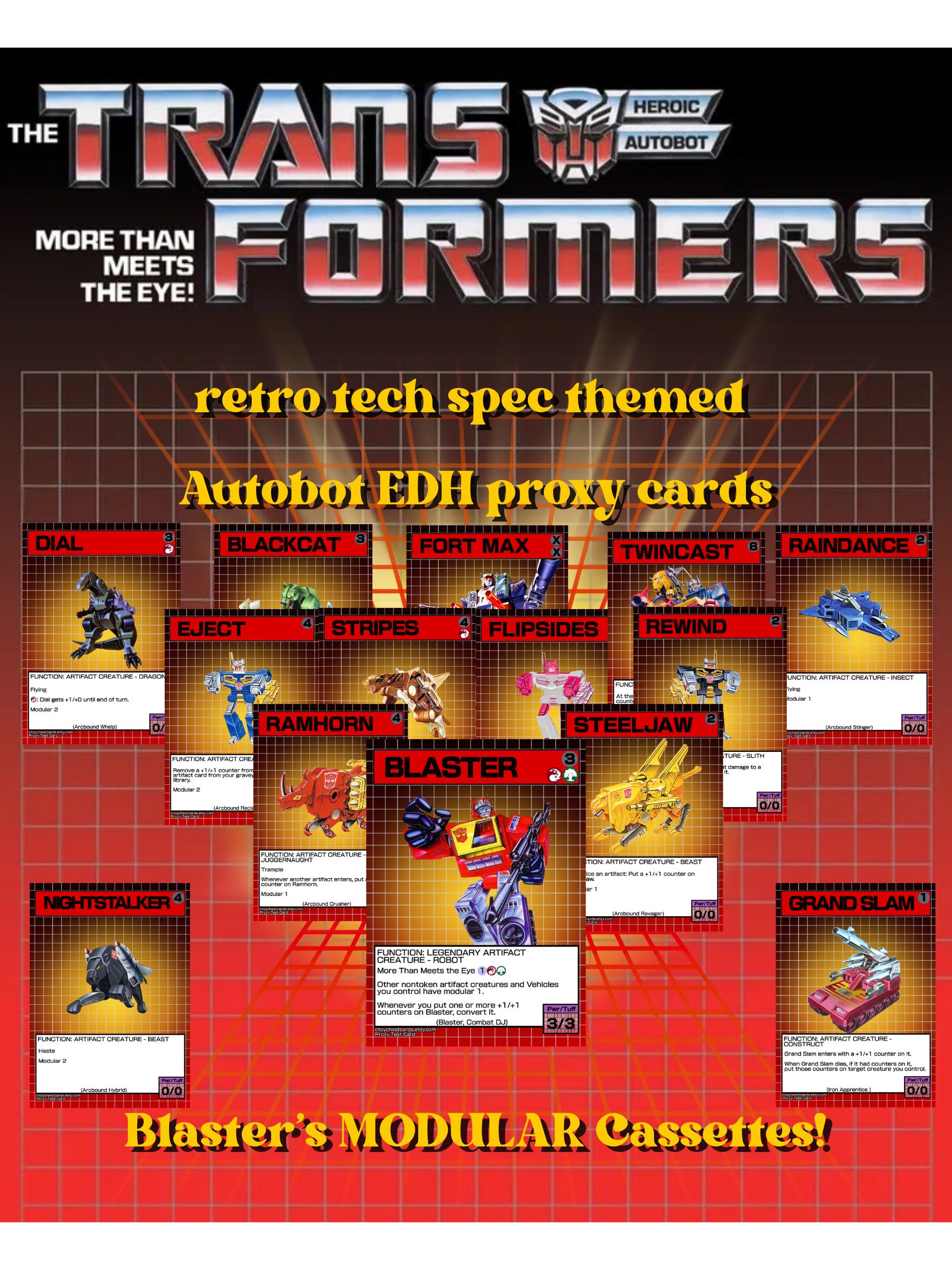 Transformers Mtg Deck - Etsy