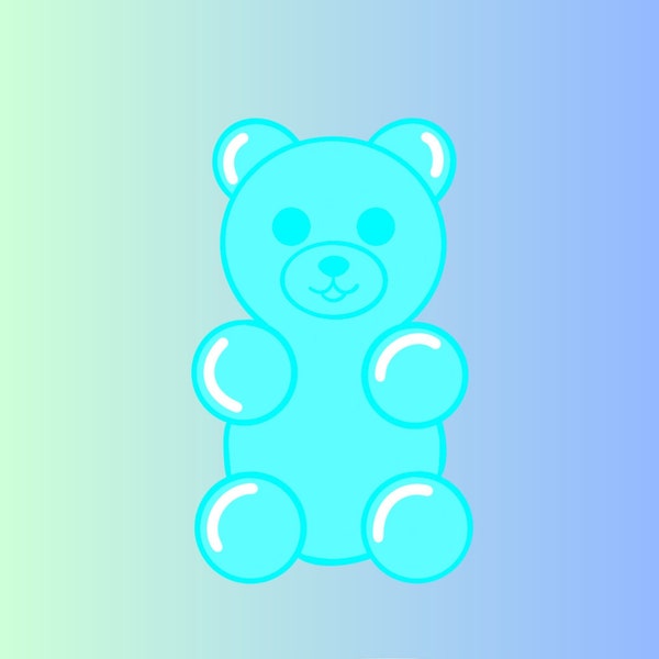 Gummy Bear SVG File/ JPEG/ PNG