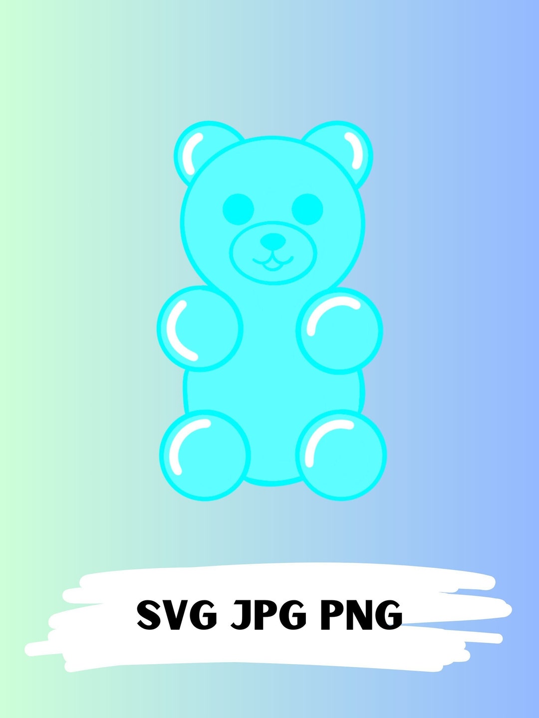 Gummy Bear SVG File/ JPEG/ PNG - Etsy
