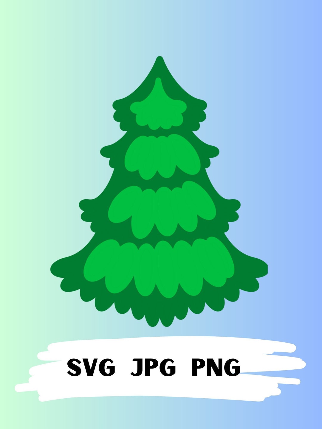 Christmas Tree SVG File/ JPEG/ PNG - Etsy