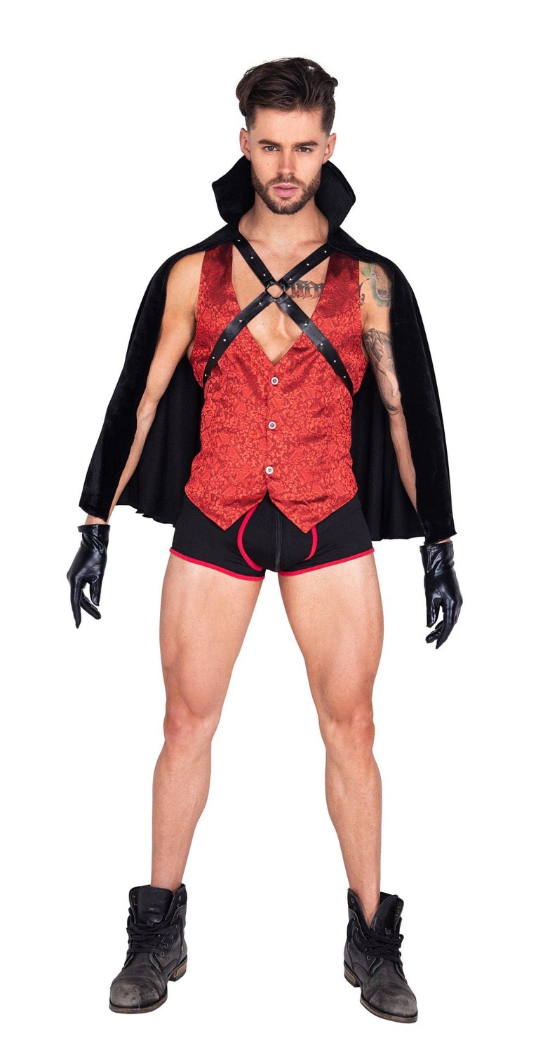 3pc. Vampires Seduction Men's Halloween Costume Etsy