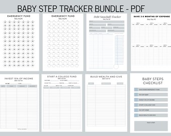 Dave Ramsey Baby Steps - Etsy