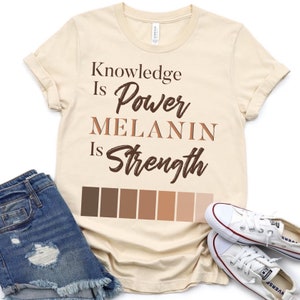 Black History Shirt, Melanin Tshirt, Black Pride, Inspirational Shirt, Gift for Black Teacher, Black Owned Shop, Black Empowerment