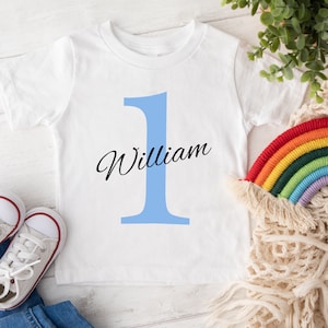 1st Birthday Shirt, Custom Birthday Tshirt, First Birthday Boy Shirt, Boy Birthday Tee, Kids Birthday Shirt, Toddler Birthday Shirt