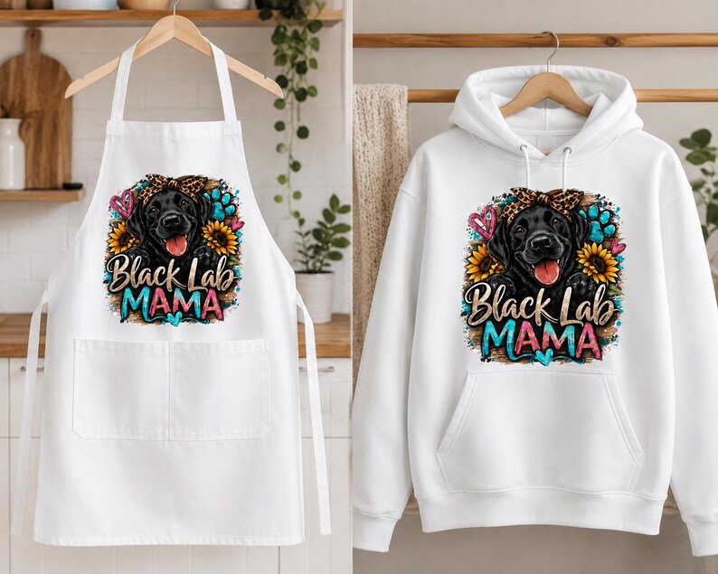 Black Lab Mama PNG Sublimation Design - Etsy