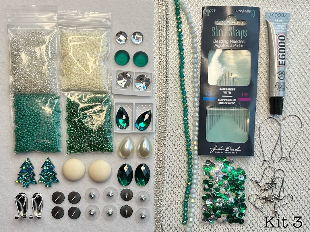 Beaded Earring Kits Etsy
