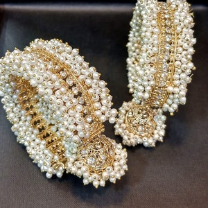 Bracelet jonc Manjus Kara une pièce / Bijoux indiens pakistanais Shaadi Mariage / Sabyasachi Bollywood Mode musulmane