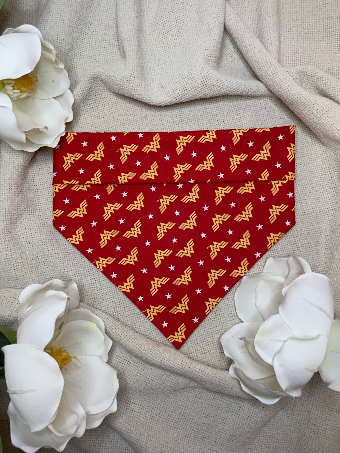Wonder Woman Bandana Etsy