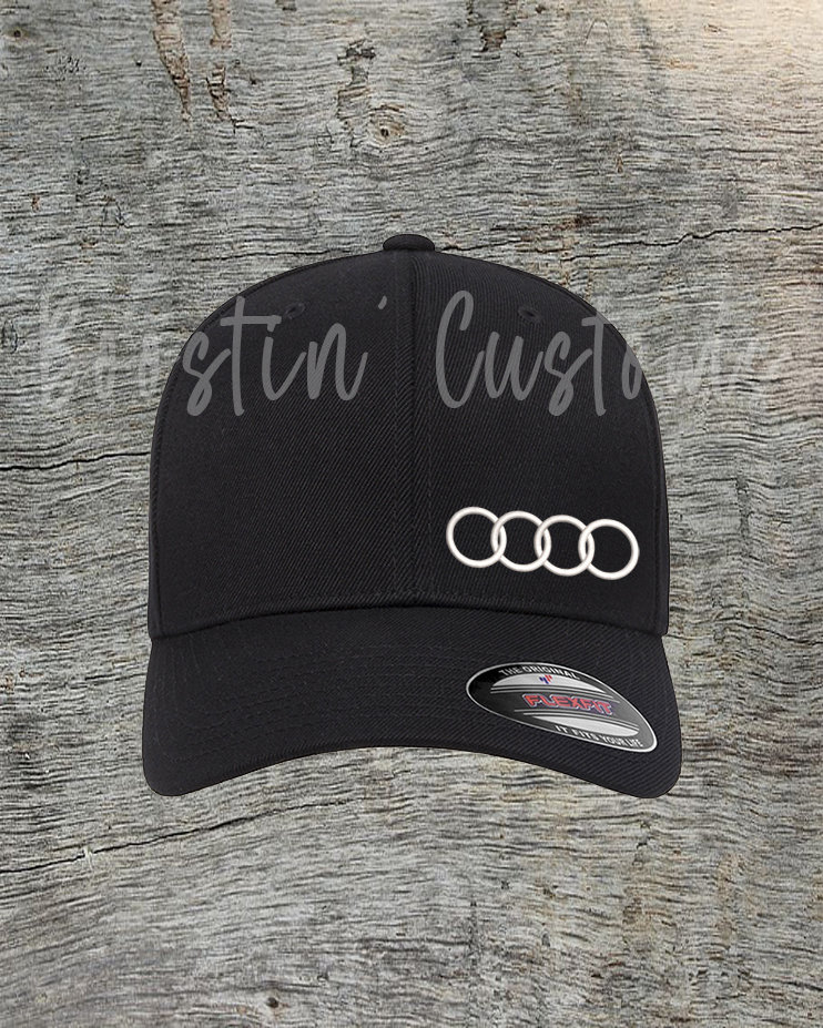 Audi Cap Flat Brim black/grey