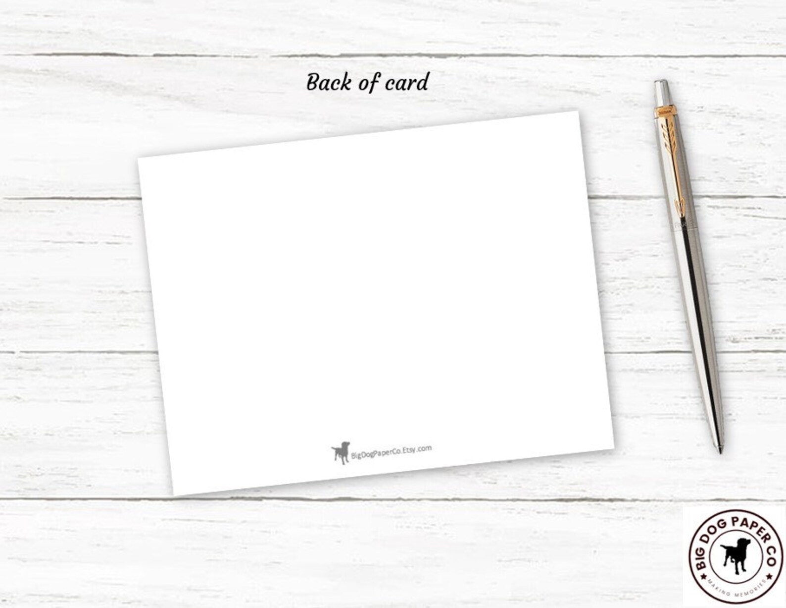 Personalized Business Note Card Set Professional Folded Etsy