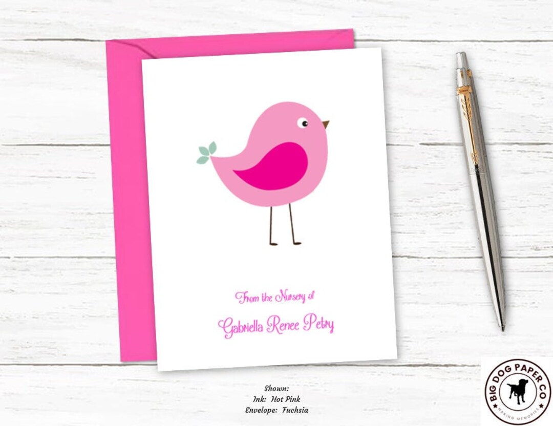 From the Nursery of Note Card Set | Baby Shower Thank You Cards ...