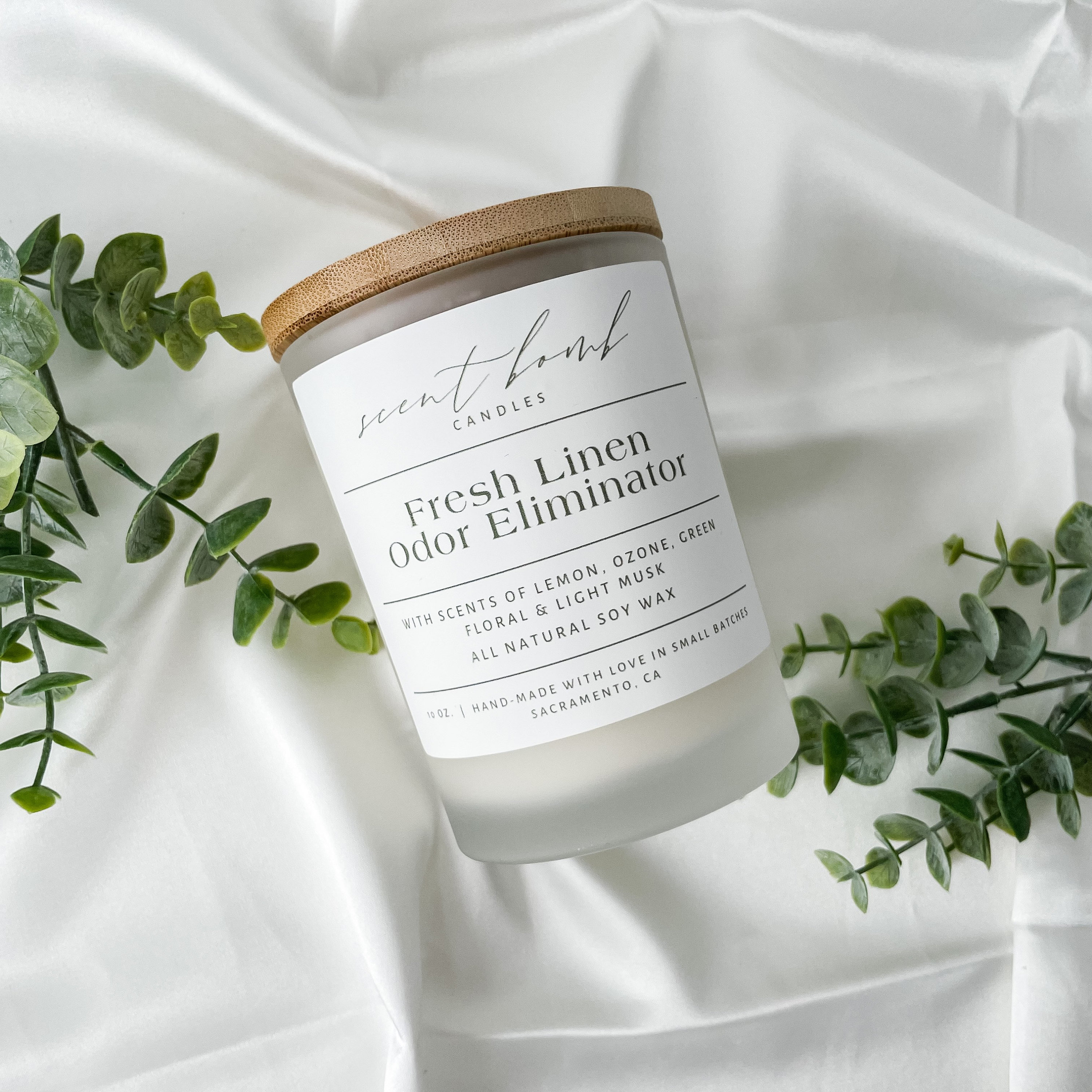 Fresh Linen Breeze Naturally Scented Candle – Plant Therapy