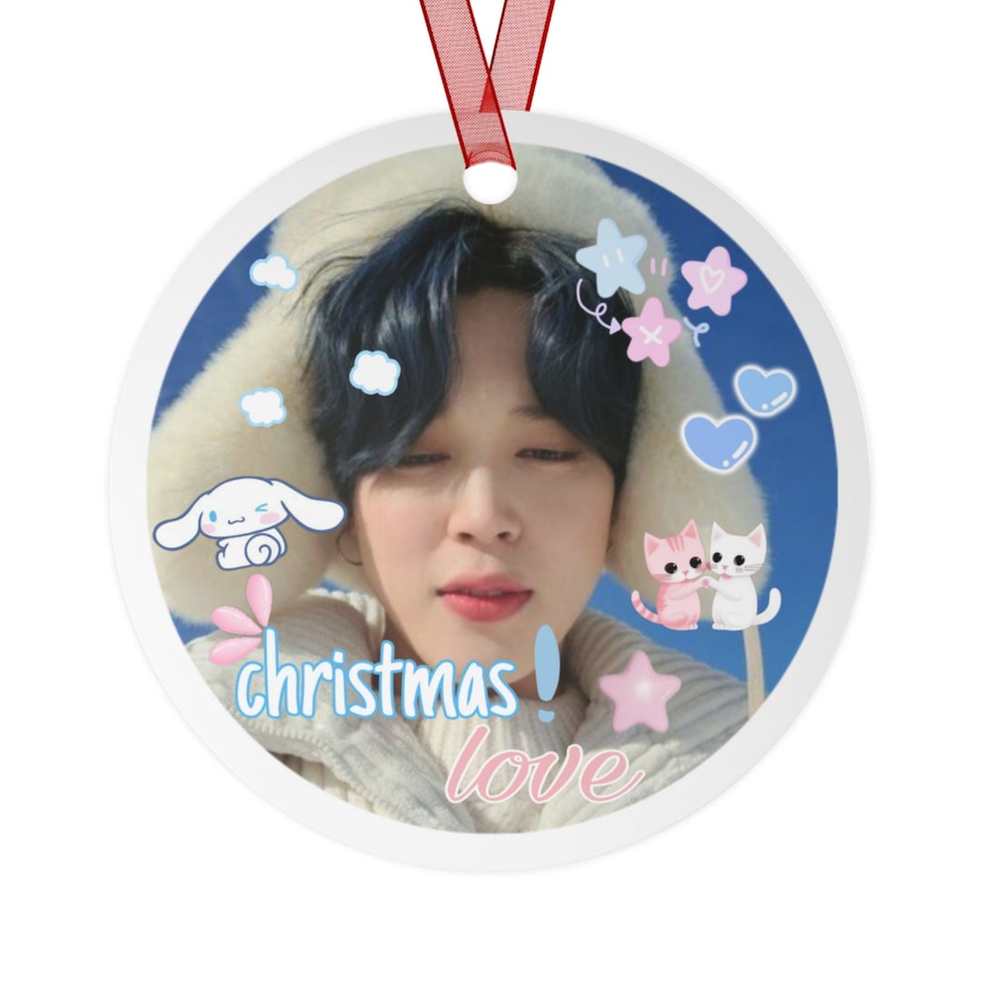 Bts Christmas Ornament Bts Jimin Jimin Christmas Ornament Etsy