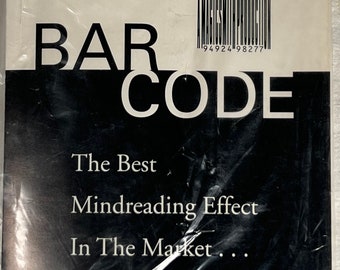 Vintage Bar Code barcode Mind Reading shopping trick unused old store magic shop stock mentalist instructions by The MagicSmith Eric Maurin