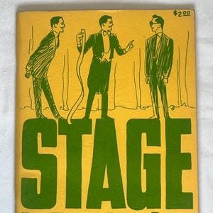 Stage Mentalism vintage magic tricks book 1969 original routines North Bigbee 71 pages booklet with illustrations how to perform many tricks