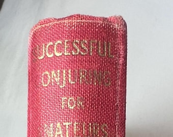 Erfolgreiches Zaubern für Zauberer Buch - Hardcover 1951 Zaubertricks wie man zu 383 Seiten Magier Vintage Buch Original 1st ed Norman Hunter !