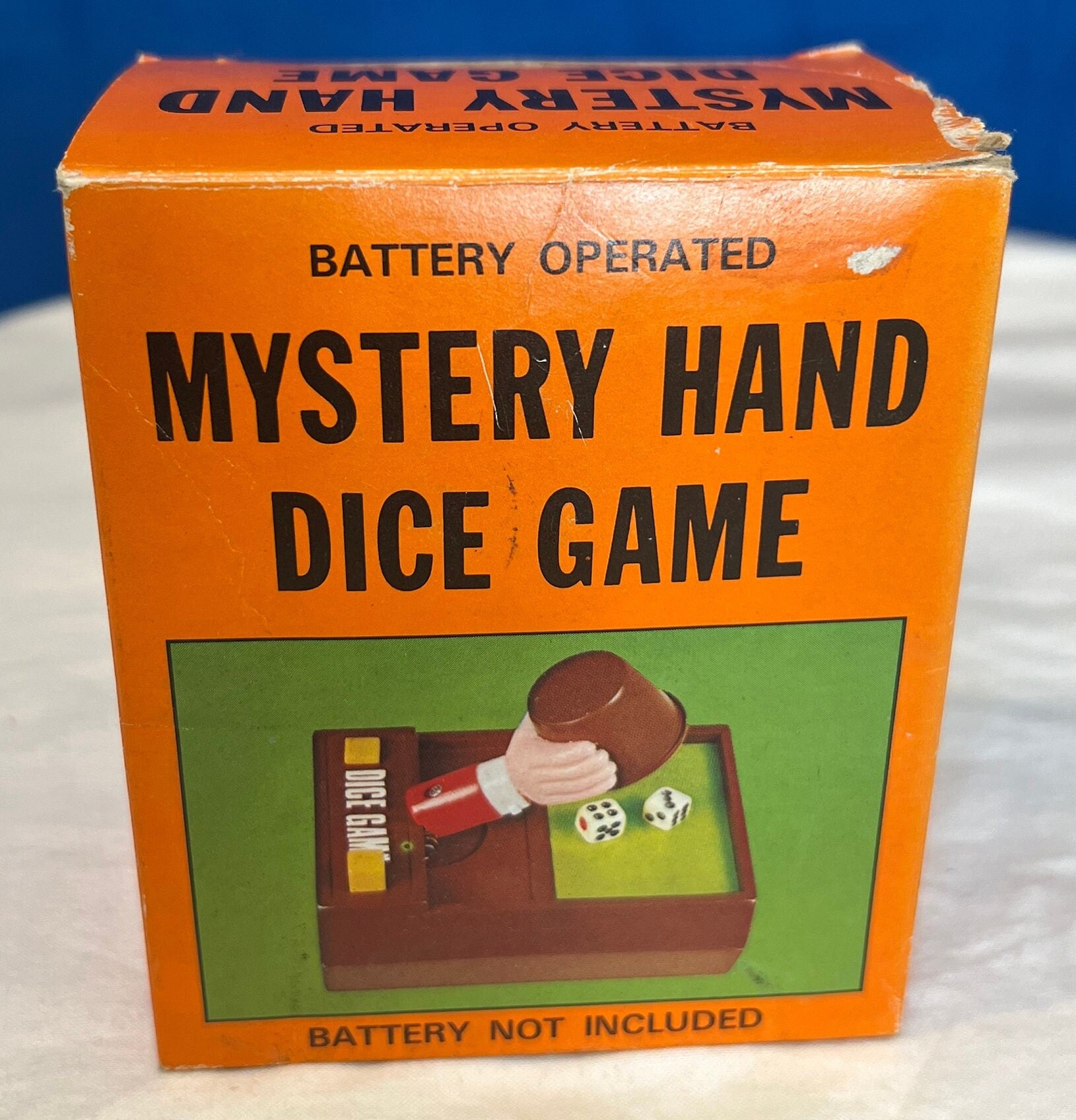 Vintage Mystery Hand Dice Game Battery Operated Unused Magic