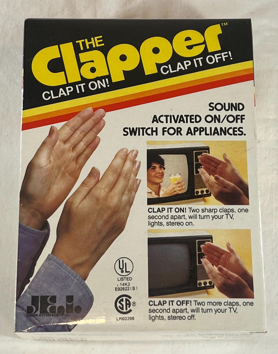 Vintage 1984 the Clapper: Sound Activated Switch, Factory Sealed - Etsy
