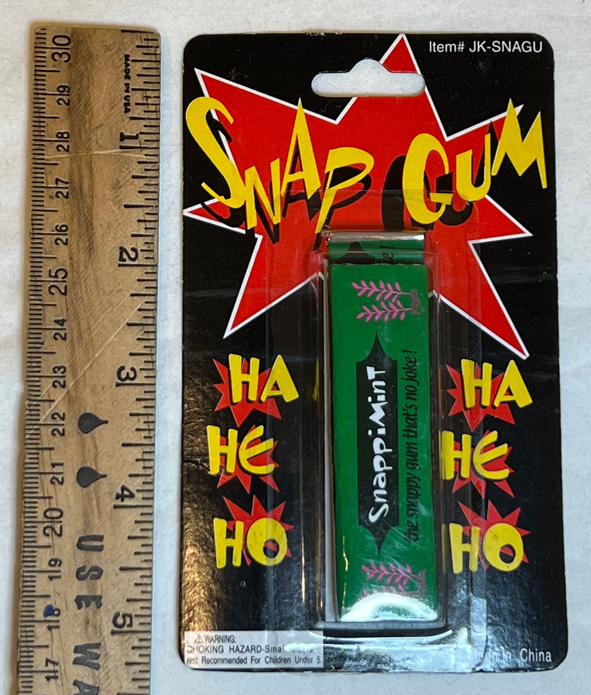 Snap Chewing Gum Trick Unused Magic Store Stock Old Shop