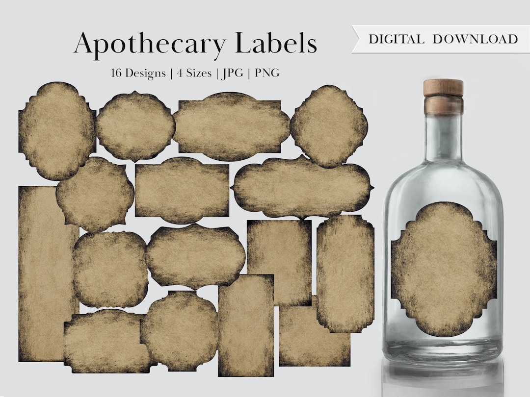 Jar Labels Witchcraft Apothecary Bundle - MagikCharms