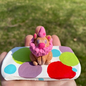 Cat Clown Trinket Dish - Ring Holder