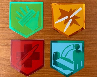 Zombies Perk Stickers- B-Grade- READ DESCRIPTION