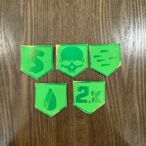 Zombies Power Up Stickers