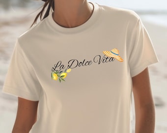 La Dolce Vita T-Shirt: Italian Summer Lemon Tee