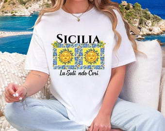 Koszulka z sycylijską cytryną: letnia pamiątka z Włoch
