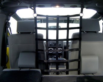Barrier / Dog Net for JK 2 Door Jeep Wrangler
