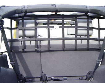 Rear Barrier Net for JK 4 Door Jeep Wrangler