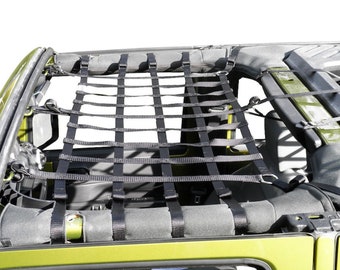 Front Overhead Net for JK 4 Door Jeep Wrangler