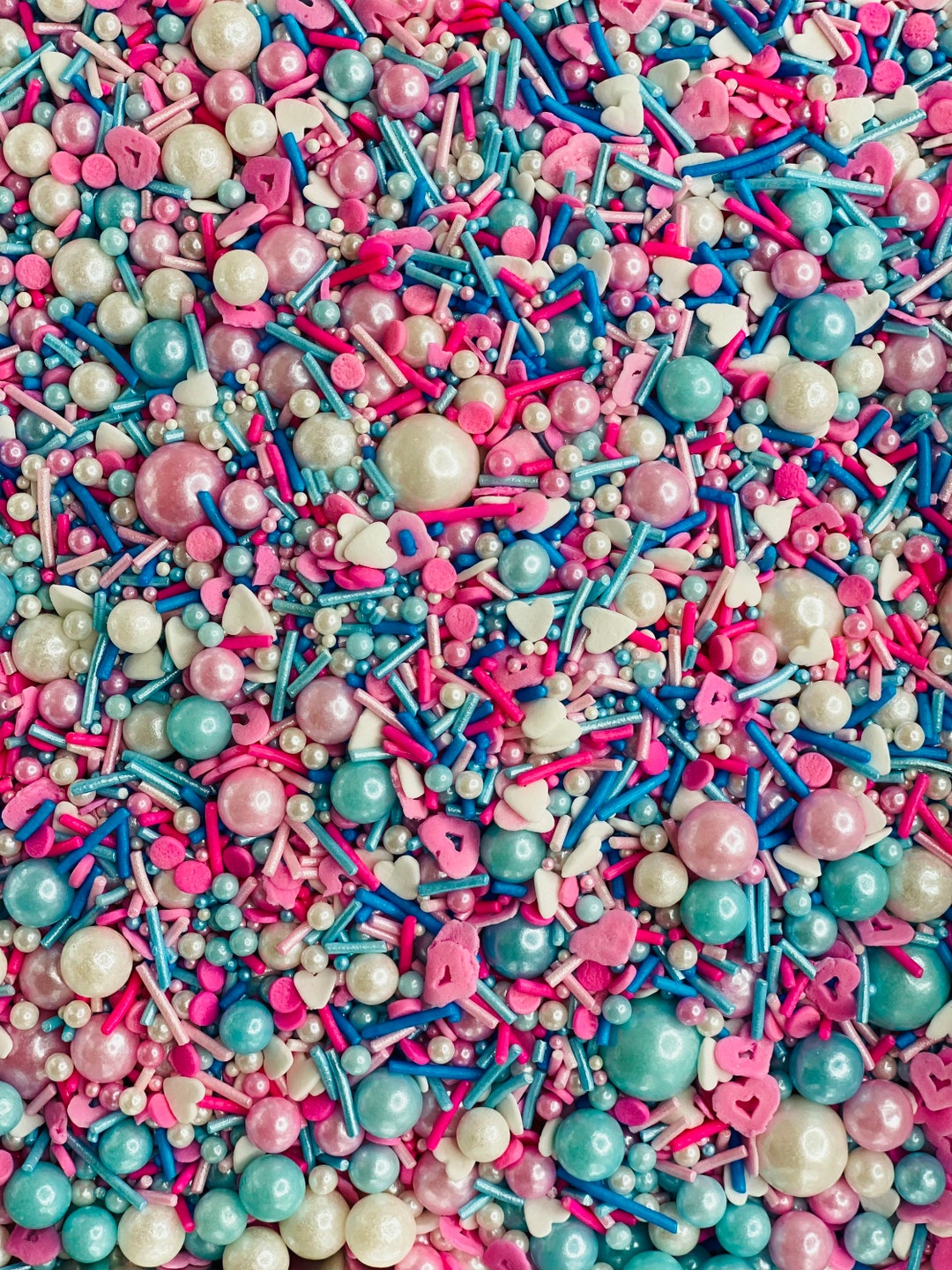 Gender Reveal Sprinkle Blend,edible Sprinkles, Cakes, Cupcakes