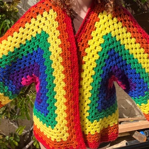 Crochet Hexagon Cardigan