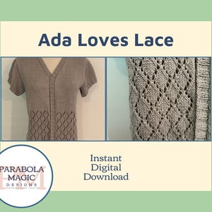 Ada Loves Lace Cardigan Knitting Pattern