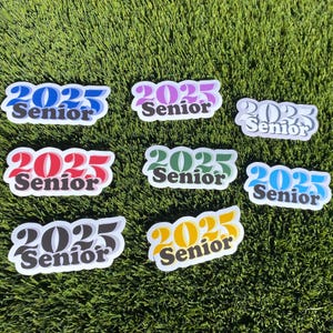 Holographic Senior 2025 Vinyl Sticker: Laptop, Water Bottle Decal