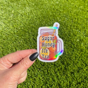 Sugar Honey Ice Tea Vinyl Sh*t Sticker - Laminated & Water-resistant - Etsy
