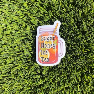 Sugar Honey ice tea (sh*t) Vinyl Sticker, Bring me the Horizon, Sh*t, Iced tea, Curse word, Silly sticker