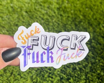 Sassy F*ck off Sticker: Funny Laptop Decal - Etsy