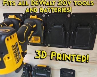 Ganci per utensili e batterie Dewalt da 20 V