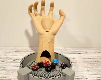 Zombie hand dice tower - Life Size!